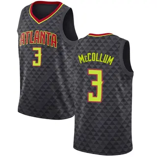 Youth CJ McCollum Atlanta Hawks Black Jersey - Icon Edition - Swingman