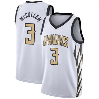 Youth CJ McCollum Atlanta Hawks White 2018/19 Jersey - City Edition - Swingman