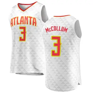 Youth CJ McCollum Atlanta Hawks White Jersey - Association Edition - Fast Break