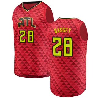 Youth Charles Bassey Atlanta Hawks Red Jersey - Statement Edition - Fast Break
