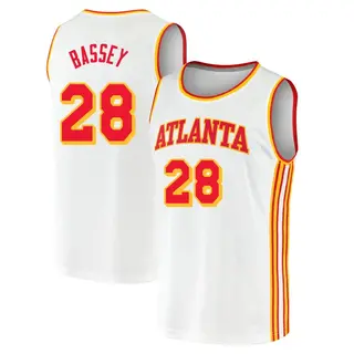 Youth Charles Bassey Atlanta Hawks White 2020/21 Jersey - Association Edition - Fast Break