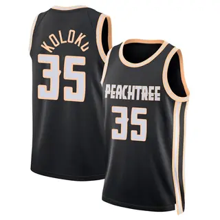 Youth Christian Koloko Atlanta Hawks Black 2025/26 City Edition Jersey - Swingman