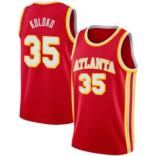 Youth Christian Koloko Atlanta Hawks Red 2020/21 Jersey - Icon Edition - Swingman