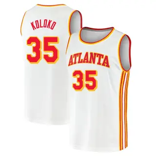 Youth Christian Koloko Atlanta Hawks White 2020/21 Jersey - Association Edition - Fast Break