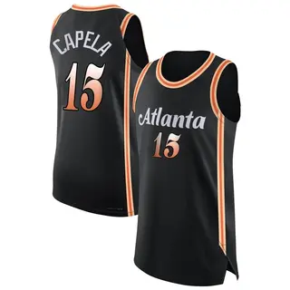 Youth Clint Capela Atlanta Hawks Black 2022/23 City Edition Jersey - Authentic