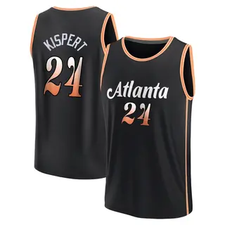 Youth Corey Kispert Atlanta Hawks Black 2022/23 City Edition Jersey - Fast Break