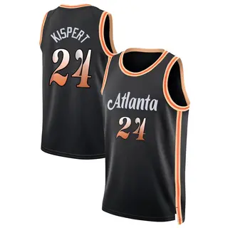 Youth Corey Kispert Atlanta Hawks Black 2022/23 City Edition Jersey - Swingman