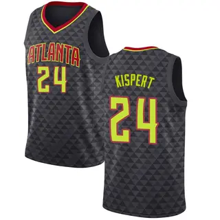 Youth Corey Kispert Atlanta Hawks Black Jersey - Icon Edition - Swingman