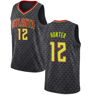 Youth De'Andre Hunter Atlanta Hawks Black Jersey - Icon Edition - Swingman