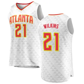 Youth Dominique Wilkins Atlanta Hawks White Jersey - Association Edition - Fast Break