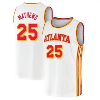 Youth Garrison Mathews Atlanta Hawks White 2020/21 Jersey - Association Edition - Fast Break