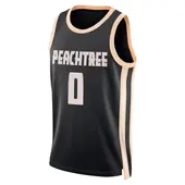 Youth Jacob Toppin Atlanta Hawks Black 2025/26 City Edition Jersey - Swingman
