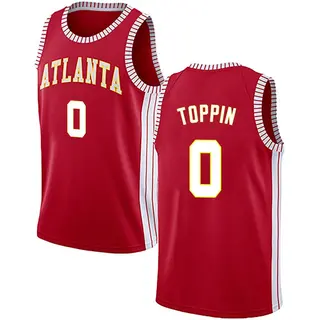Youth Jacob Toppin Atlanta Hawks Red Jersey - Statement Edition - Swingman