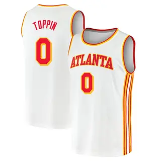 Youth Jacob Toppin Atlanta Hawks White 2020/21 Jersey - Association Edition - Fast Break
