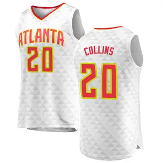 Youth John Collins Atlanta Hawks White Jersey - Association Edition - Fast Break