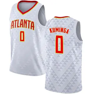 Youth Jonathan Kuminga Atlanta Hawks White Jersey - Association Edition - Swingman