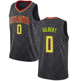 Youth Keshon Gilbert Atlanta Hawks Black Jersey - Icon Edition - Swingman