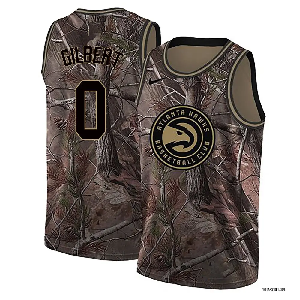 Youth Keshon Gilbert Atlanta Hawks Camo Realtree Collection Jersey - Swingman