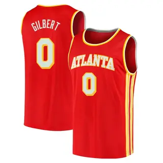 Youth Keshon Gilbert Atlanta Hawks Red 2020/21 Jersey - Icon Edition - Fast Break