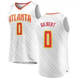 Youth Keshon Gilbert Atlanta Hawks White Jersey - Association Edition - Fast Break
