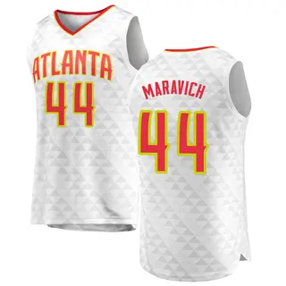 Youth Pete Maravich Atlanta Hawks White Jersey - Association Edition - Fast Break