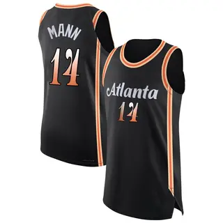 Youth Terance Mann Atlanta Hawks Black 2022/23 City Edition Jersey - Authentic