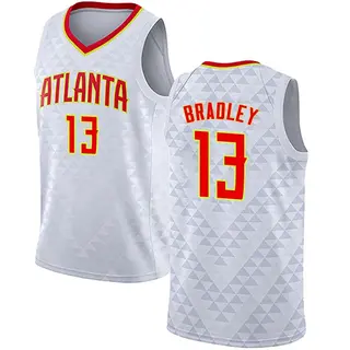 Youth Tony Bradley Atlanta Hawks White Jersey - Association Edition - Swingman